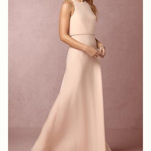 Jill jill Stuart Iva crepe maxi in powder. Size 6.